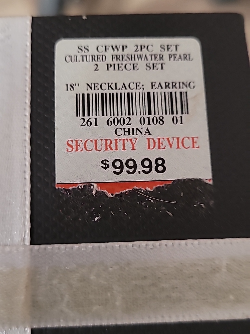Pearl Necklace Earrings New Boxed Set White - Picture 6 of 8